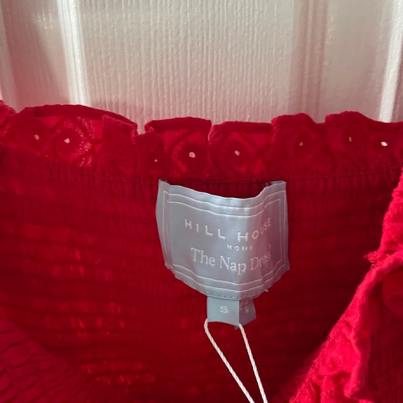 The Scarlett Nap Dress - Red Daisy Check Eyelet NWT - Picture 4 of 6